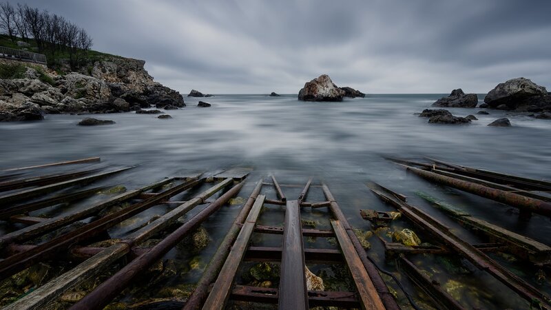 Rusty Metal Framework