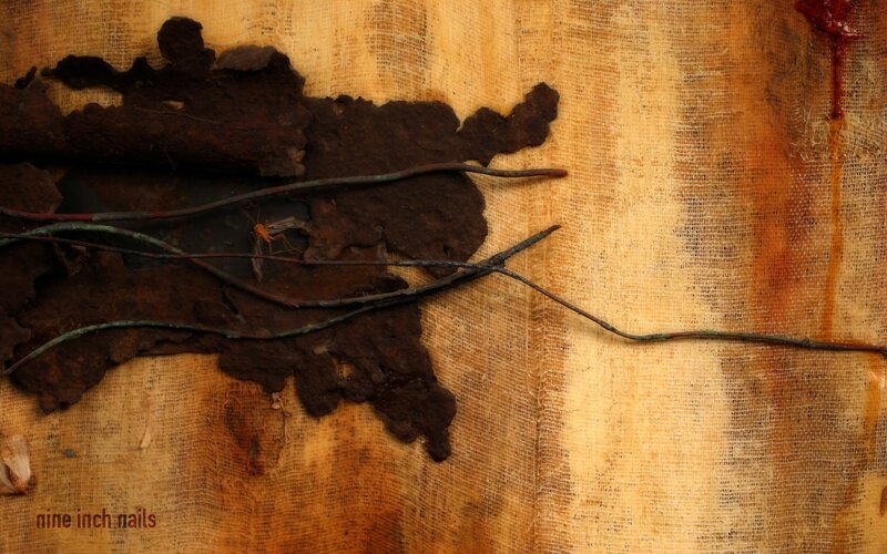 Rusty Metal on Fabric