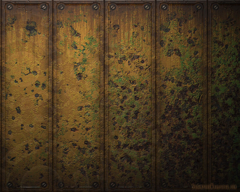 Rusty Metal Panels — Brown