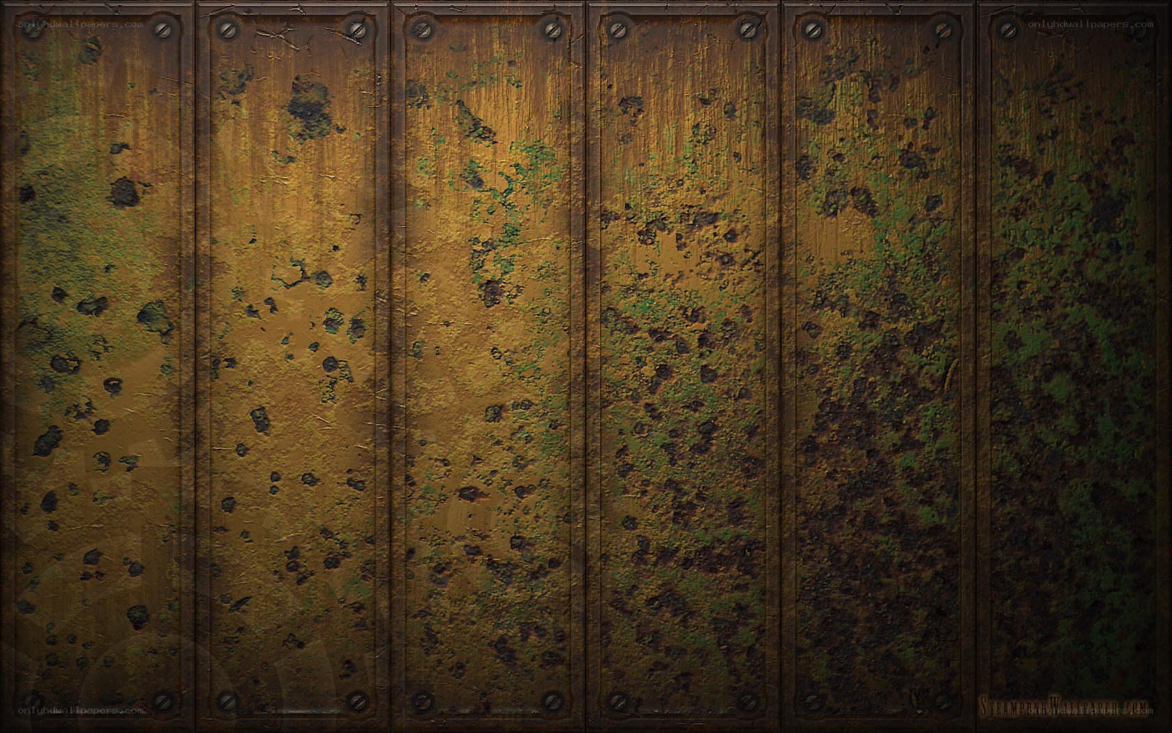 rusty metal panels texture