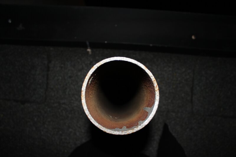 Rusty Metal Pipe — Black