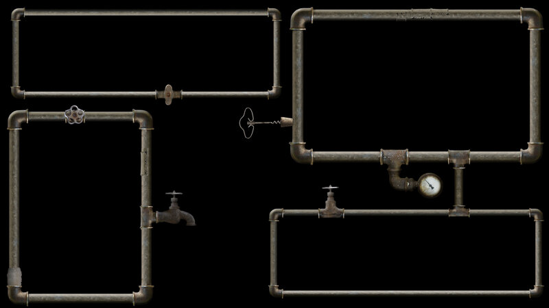 Rusty Metal Pipes