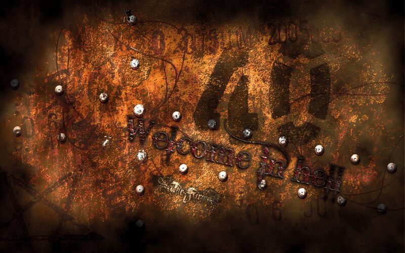 Rusty Metal Surface — Brown, Dark