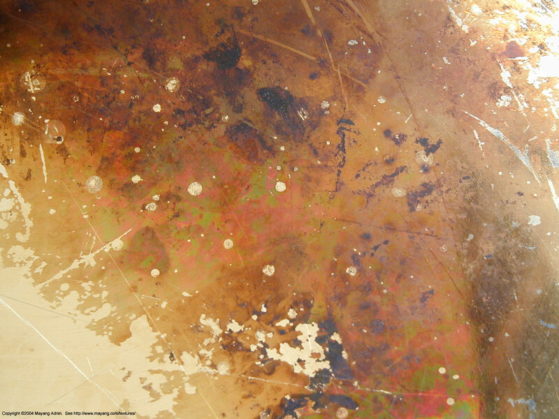 Rusty Metal Surface — Brown, Gritty, Photograph, Scratches