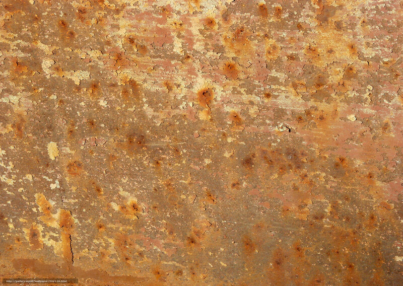 Rusty Metal Surface — Brown, Gritty, Photograph