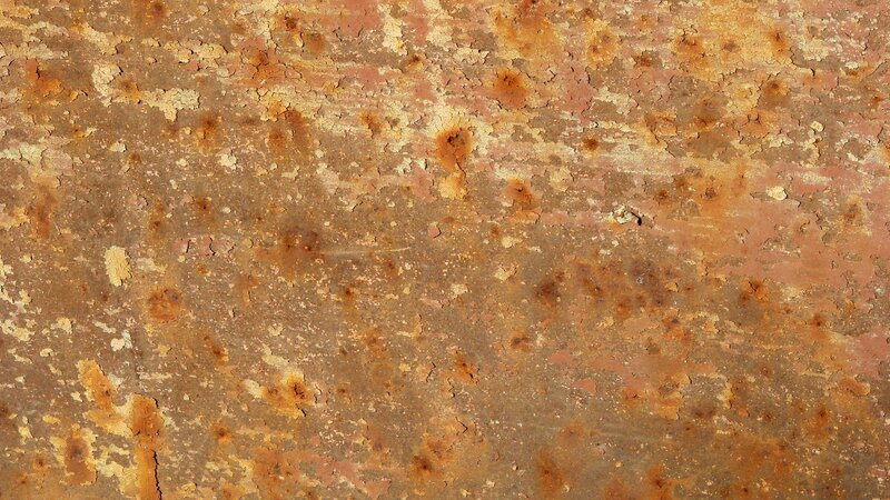Rusty Metal Surface — Brown, Textured, Photograph, Rust, Peeling Paint