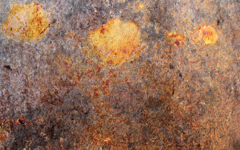 Rusty Metal Surface — Brown, Textured