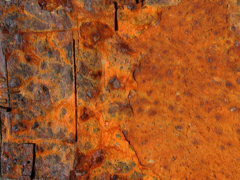 rusty metal surface texture