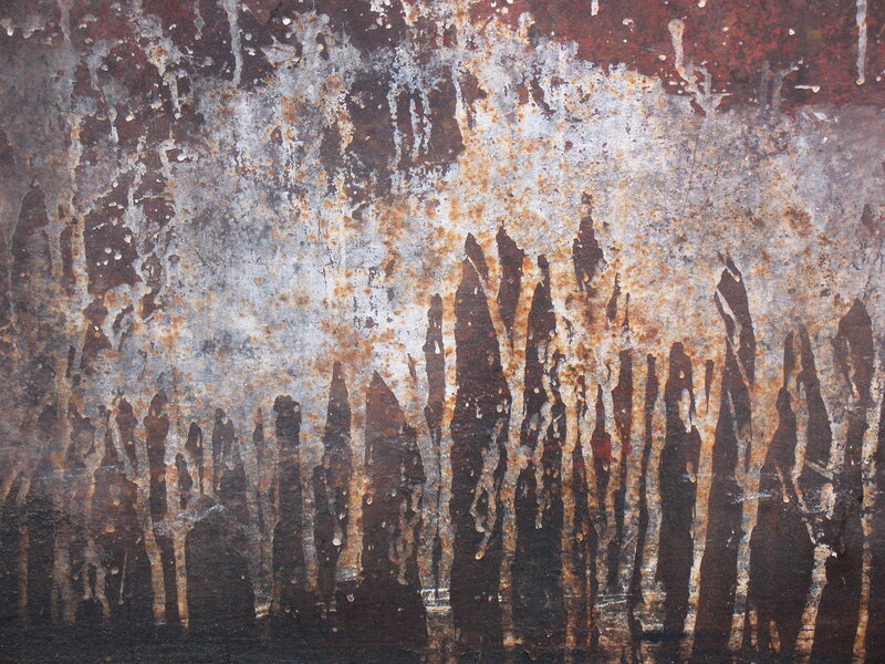 rusty metal surface texture