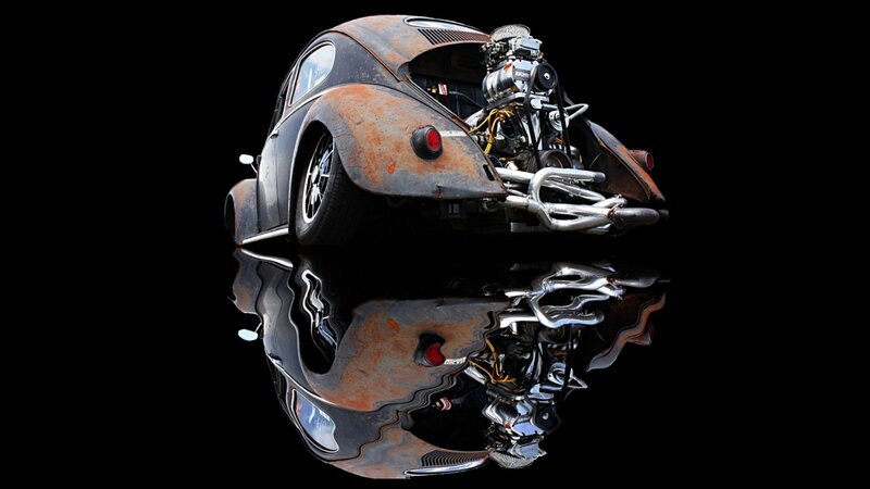 Rusty Modified Beetle Car