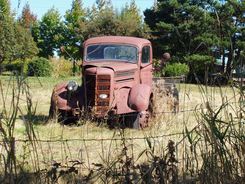 Rusty Old Truck — Brown, Serene