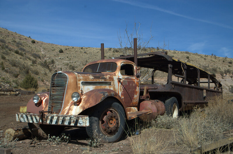 Rusty Old Truck — Brown