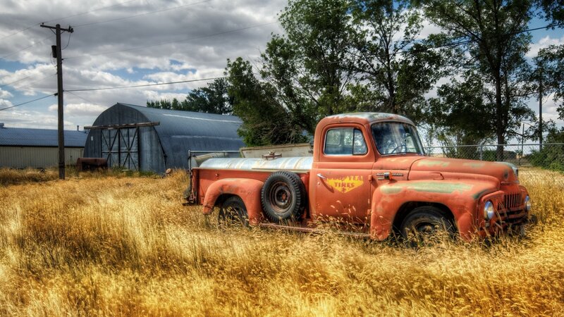 Rusty Orange Truck