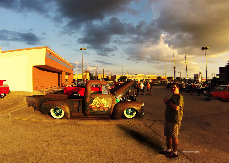 Rusty Pickup Truck — Brown, Dramatic