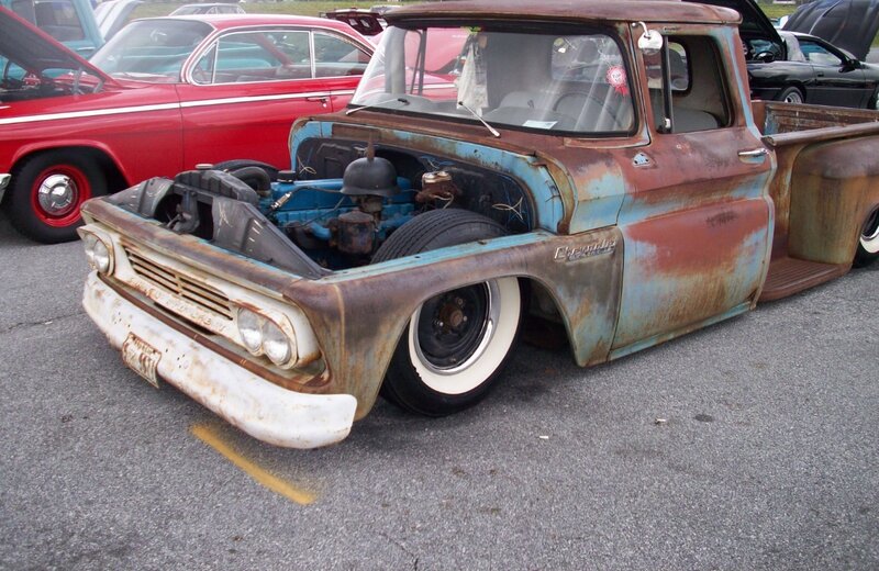 Rusty Pickup Truck — Brown, Dusty