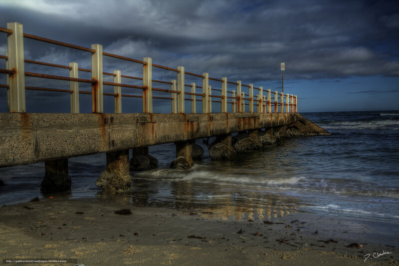 Rusty Pier at Dusk