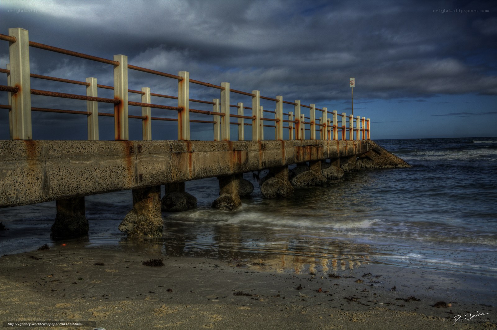 Rusty Pier at Dusk