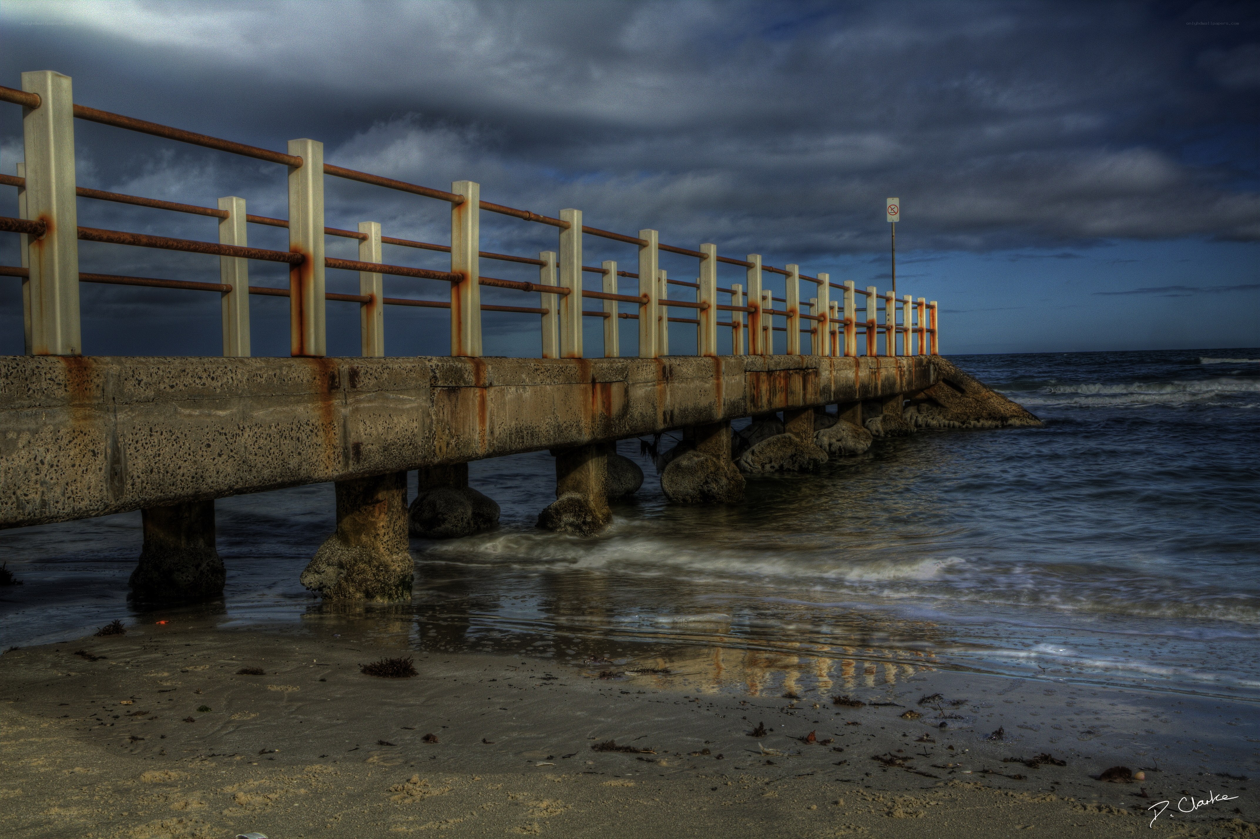 Rusty Pier at Dusk