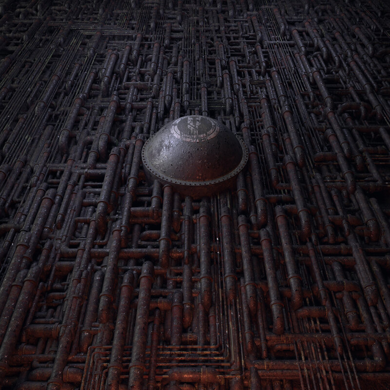 Rusty Pipes and Dome