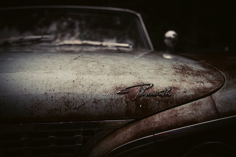 Rusty Plymouth Car