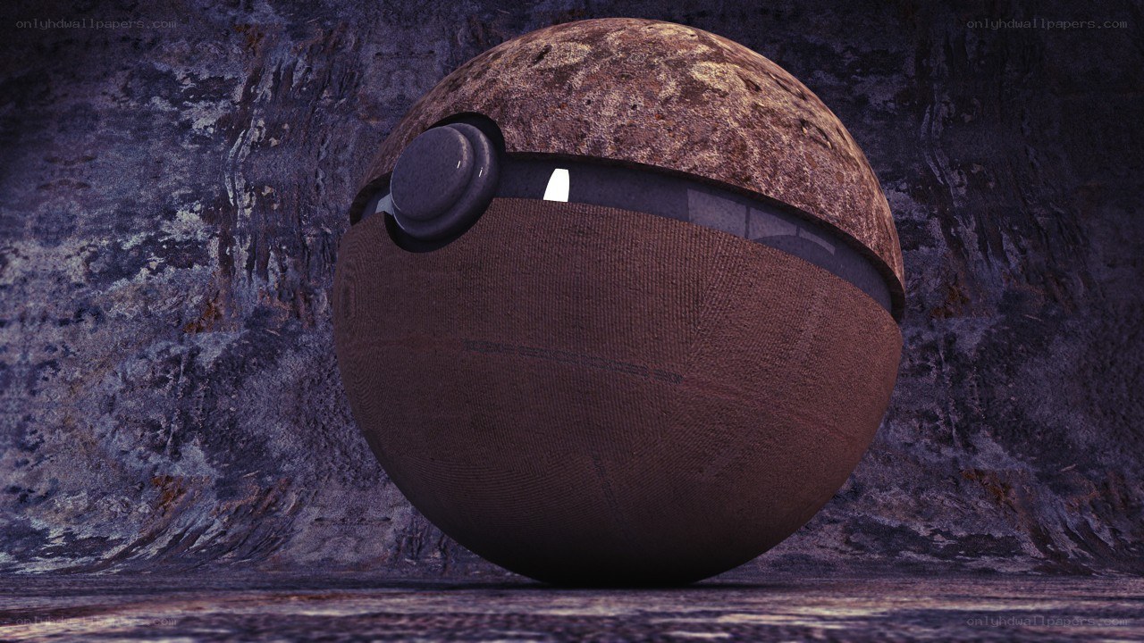 rusty pokeball in cave