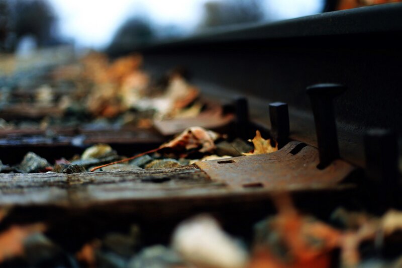 Rusty Railroad Track