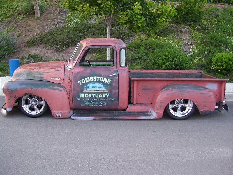 Rusty Red Pickup Truck