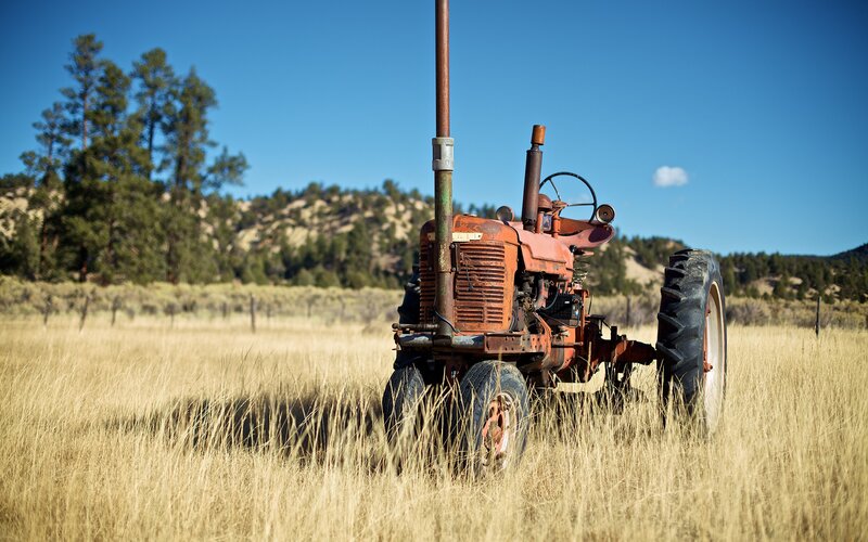 Rusty Red Tractor
