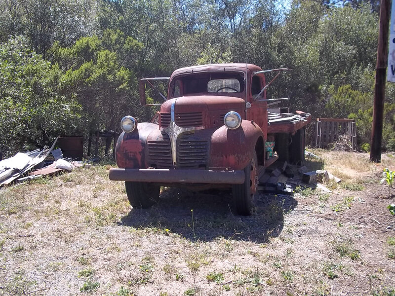 Rusty Red Truck — Abandoned