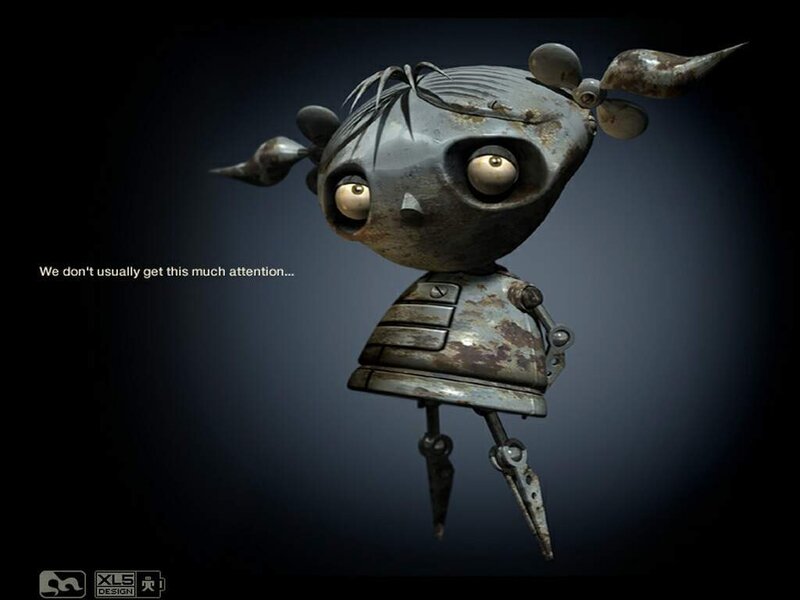 rusty robot character