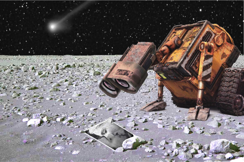 Rusty Robot on Moon