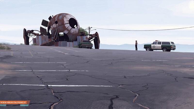 Rusty Robot Sculpture