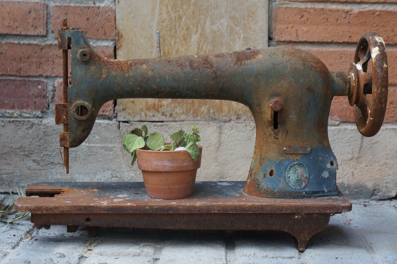 Rusty Sewing Machine