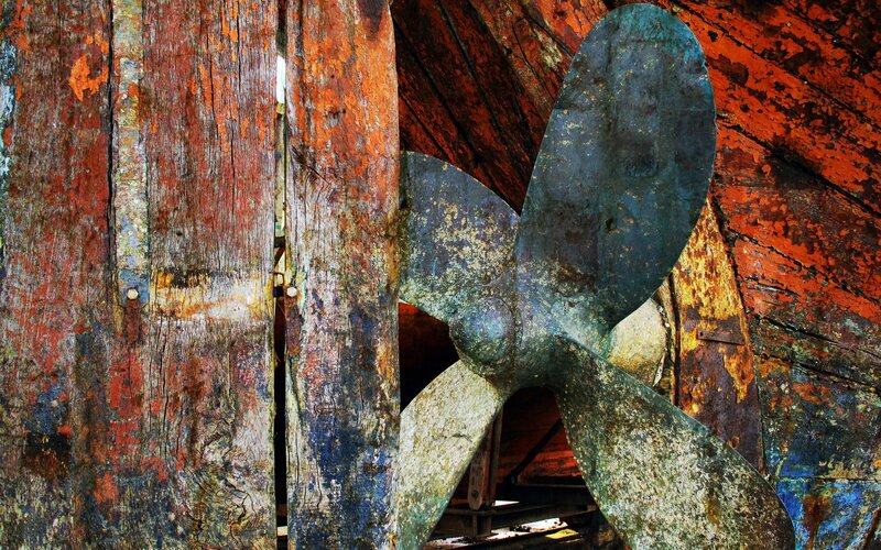 Rusty Ship Propeller