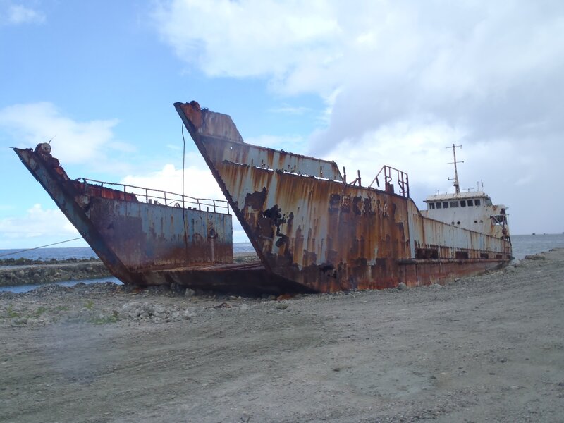Rusty Shipwreck — Brown, Desolate