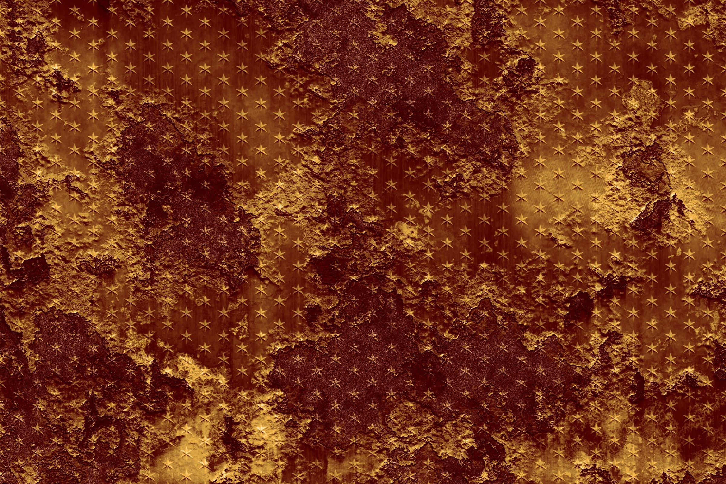 rusty star pattern texture
