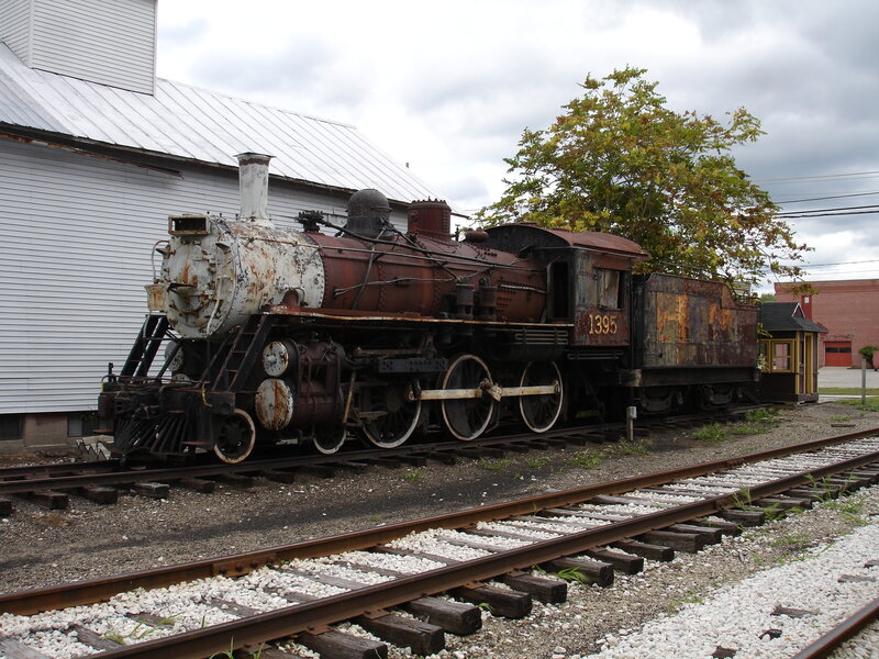 Rusty Steam Locomotive — Brown