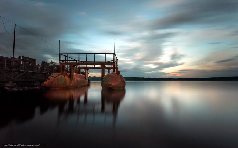Rusty Submarines at Dusk