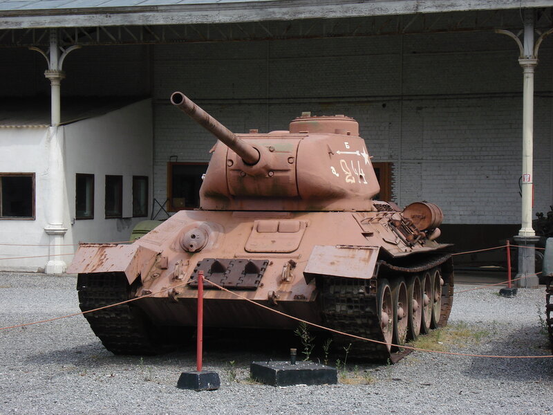 Rusty Tank on Display