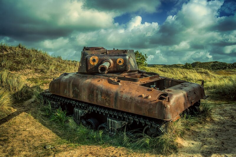 Rusty Tank on Dunes