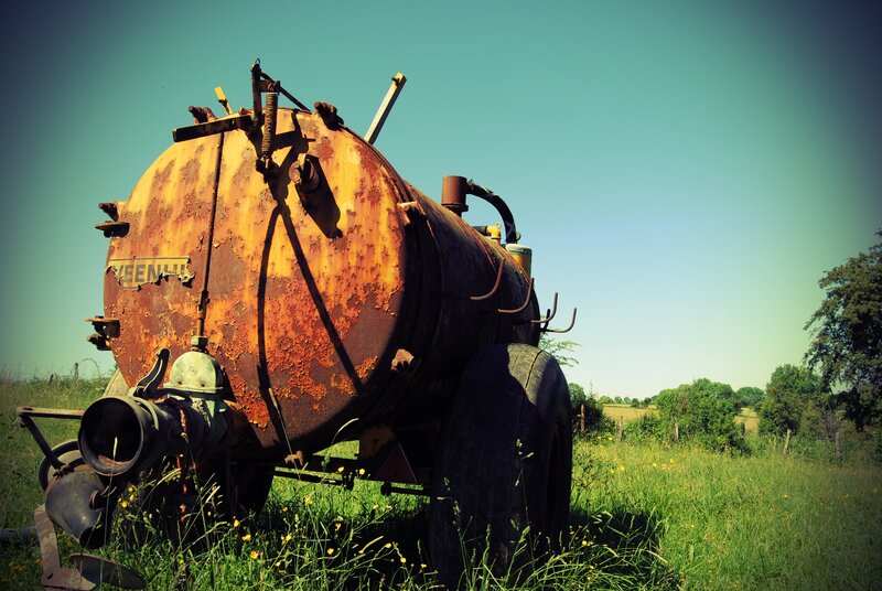 Rusty Tanker Trailer