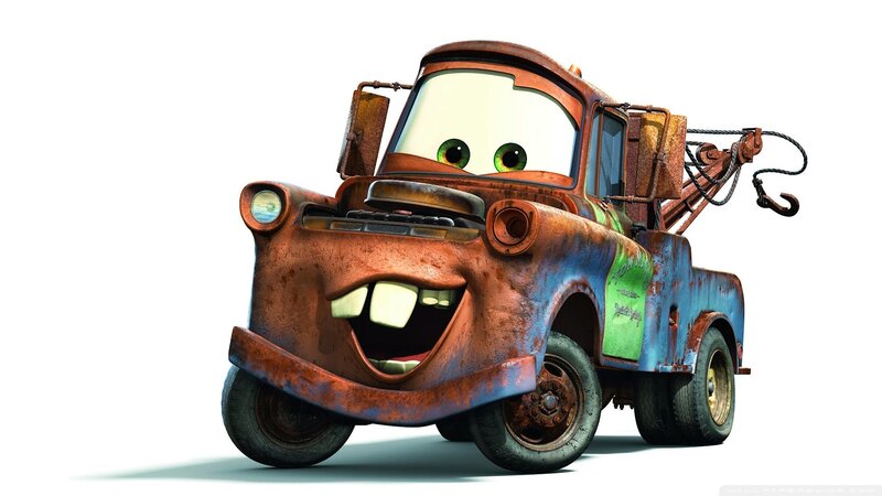 Rusty Tow Truck Character — Brown, Playful, 3d Render