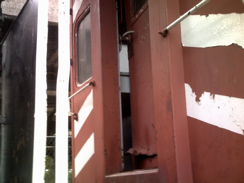 Rusty Train Door