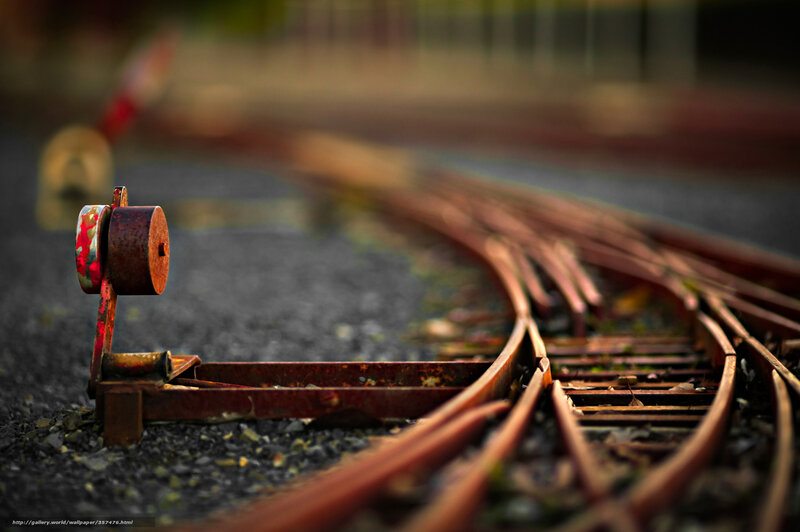 Rusty Train Tracks — Brown