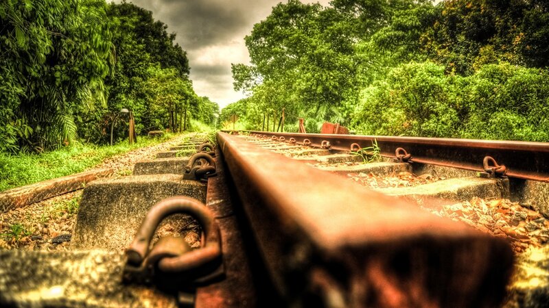 Rusty Train Tracks