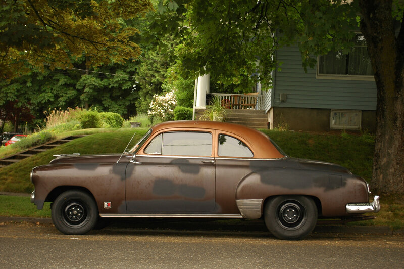 Rusty Vintage Car — Brown, Calm, Afternoon