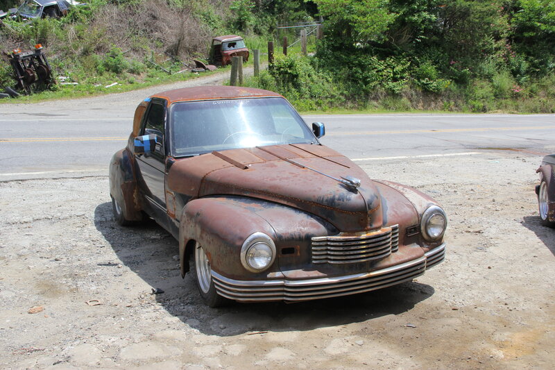 Rusty Vintage Car — Brown, Desolate, Afternoon, Photograph, Road