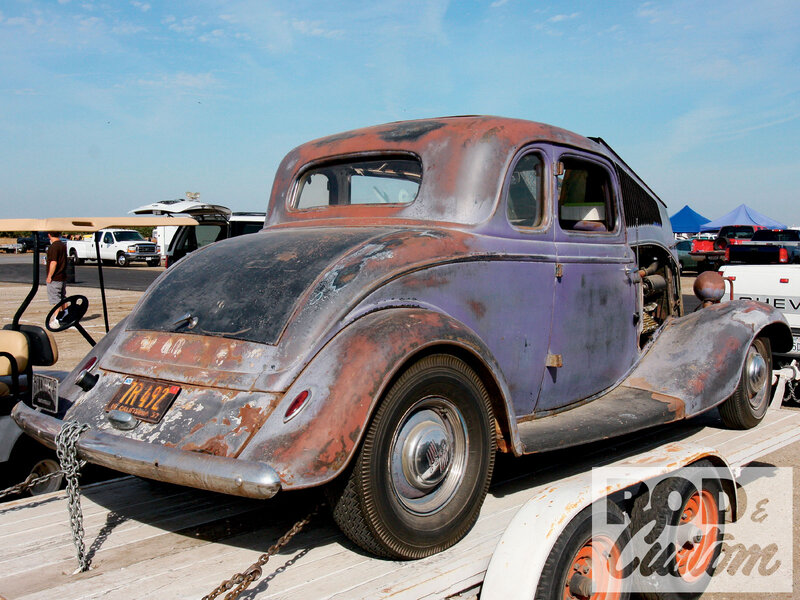 Rusty Vintage Car — Purple