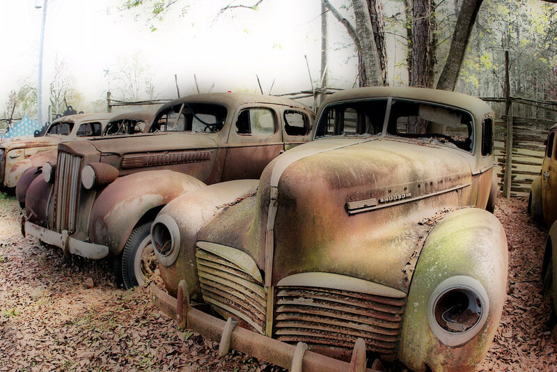 Rusty Vintage Cars