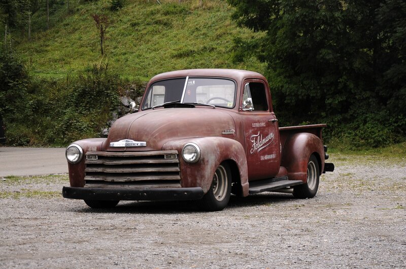 Rusty Vintage Pickup Truck — Brown, Calm